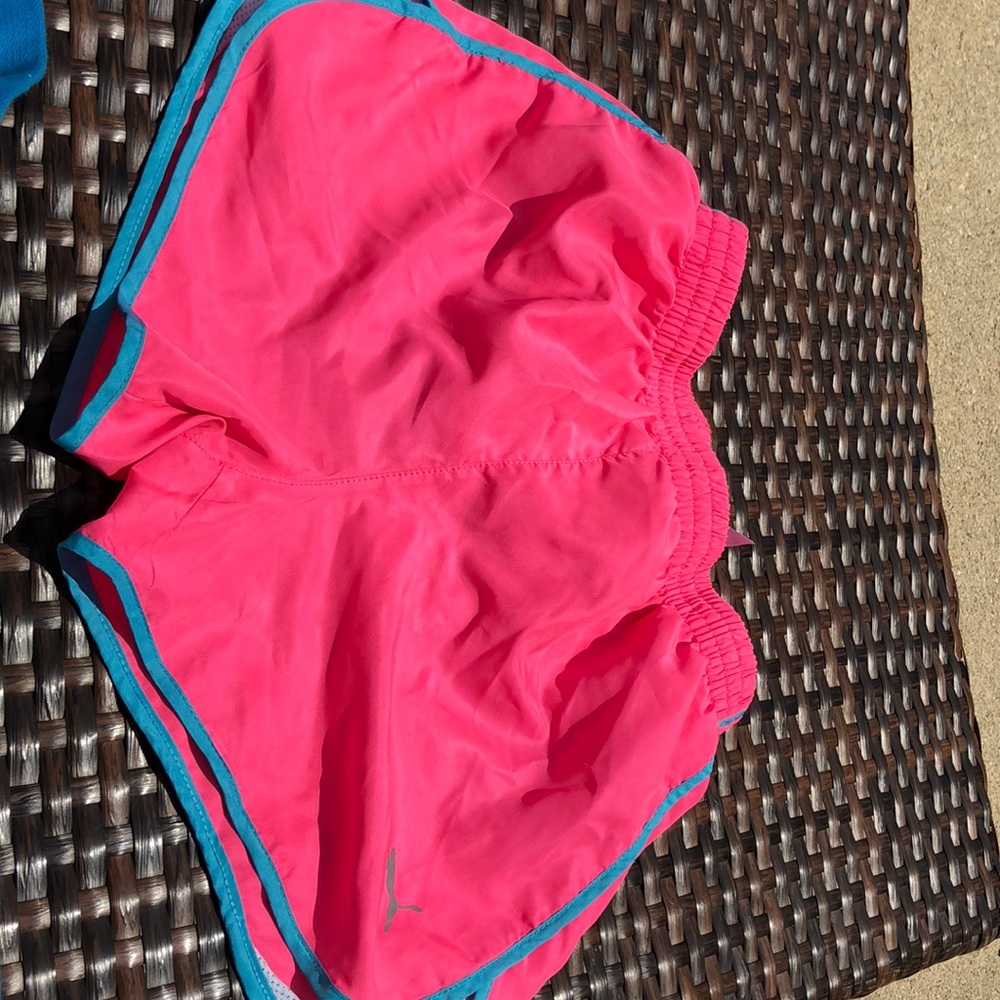 Puma girls running shorts